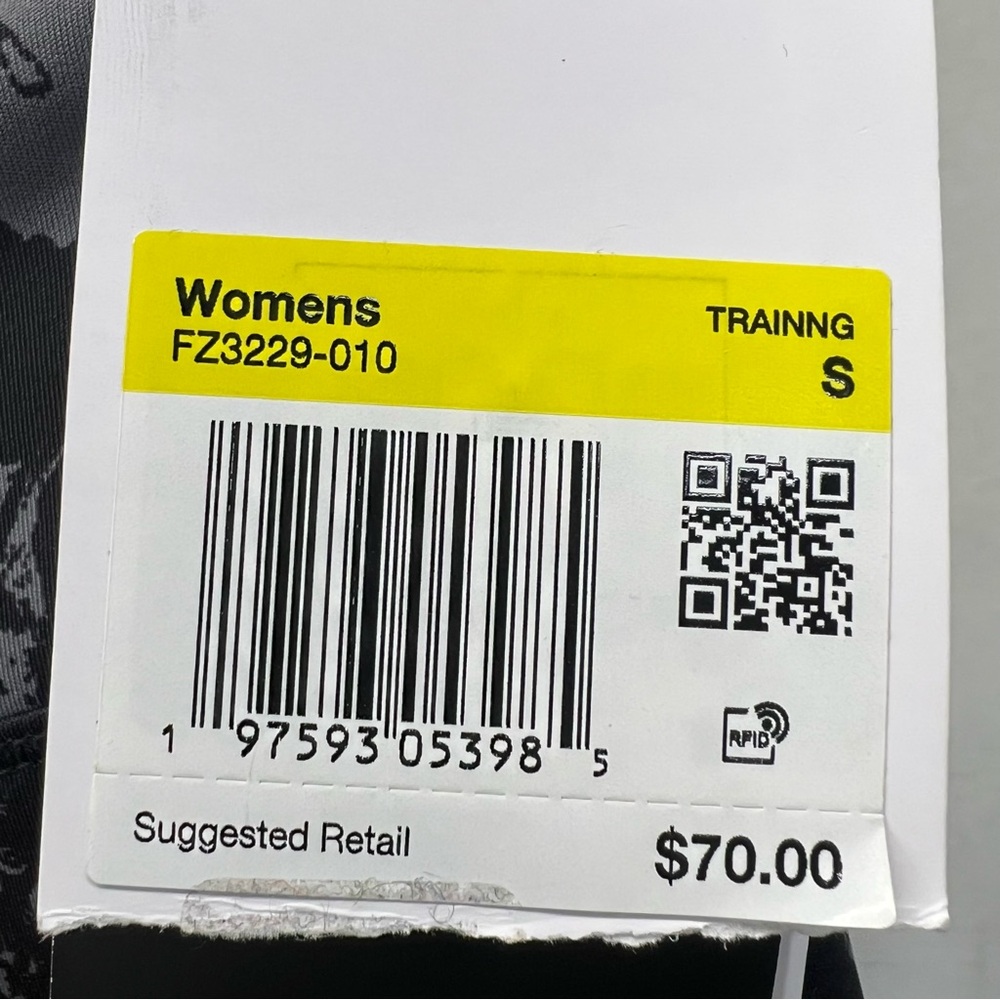Nike One Black and Gray Women’s Marbled High-Rise‎ 7/8 Leggings small - Picture 2 of 5